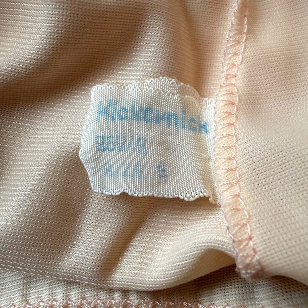 Henson Kickernick Womens Peach Nylon Panty Pettipant Tap Shorts Size 5 VTG Panti - Picture 6 of 6